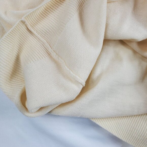 Jos. A. Bank Men's Ivory Pullover Sweater Long Sleeve 1/4 Zip Size XXL (C-5) - Picture 10 of 13